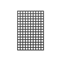 Treillage maille carrée 75mm 1.00m x 1.50m NOIR